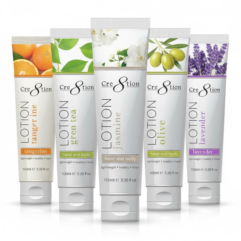 Cre8tion Premium Hand and Body Lotion, Made in Korea (Sample