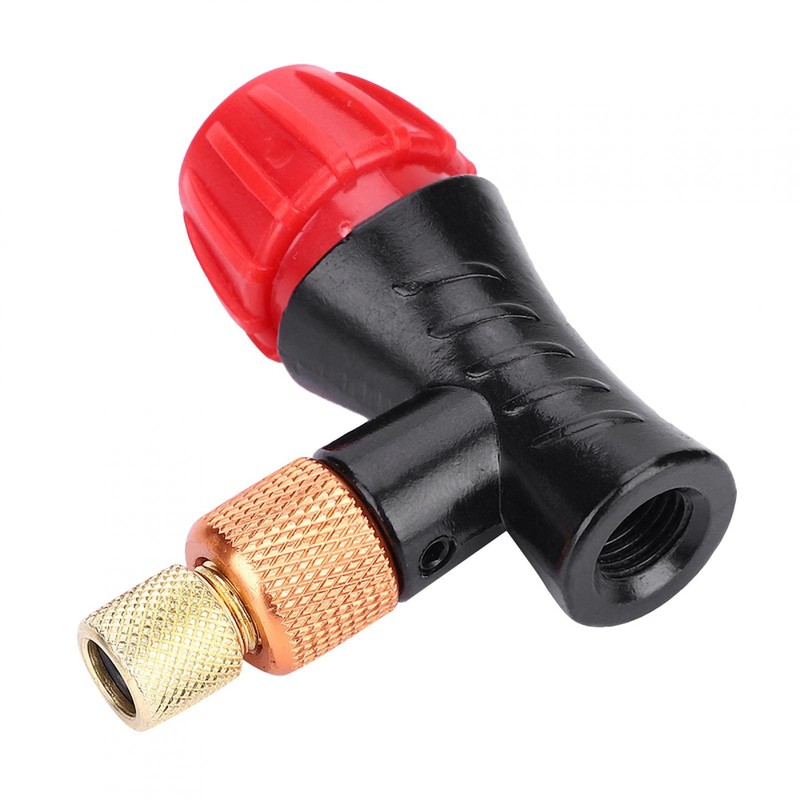 SUNGOOYUE Bicycle CO2 Inflator, Adjustable Bicycle Tyre Pump, Compatible with