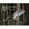 Meat Cleaver Chef Knife with Sheath, 7.7 Inch Butcher Knife