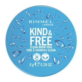 Rimmel London Kind & Free, Clear, Brow Wax, Easy to Apply, Long-Lasting Hold, No Flaking, No Residue, Lifted Brows, 0.28oz