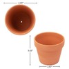 BLQH [26 Pack] 4" Terracotta Planter Pots with Drainage Hole