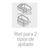 Truper Gaveta Apilable De Plástico 25 X 17 X 11