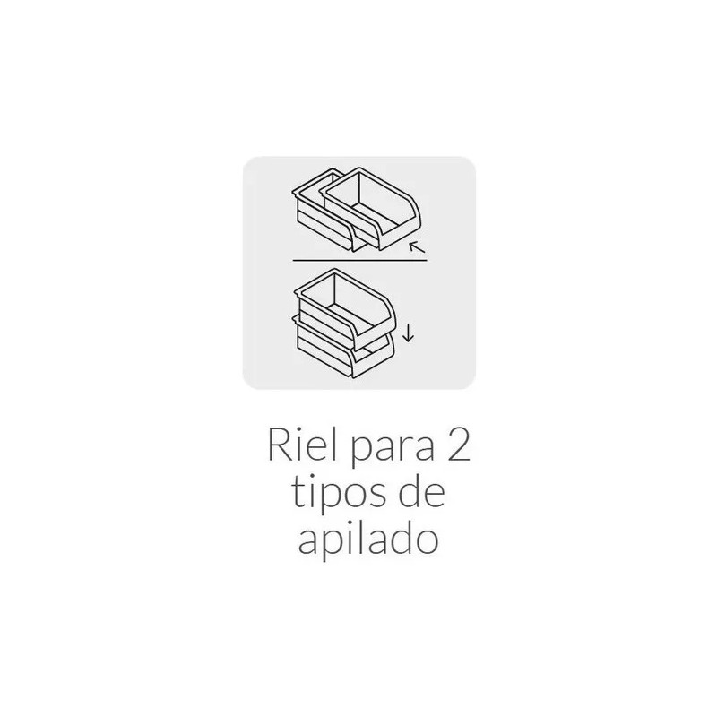 Truper Gaveta Apilable De Plástico 25 X 17 X 11