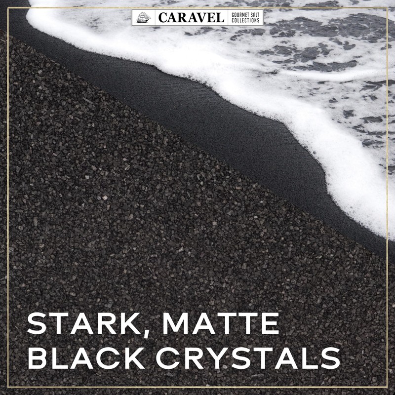 Black Lava Sea Salt - 4 oz Jar