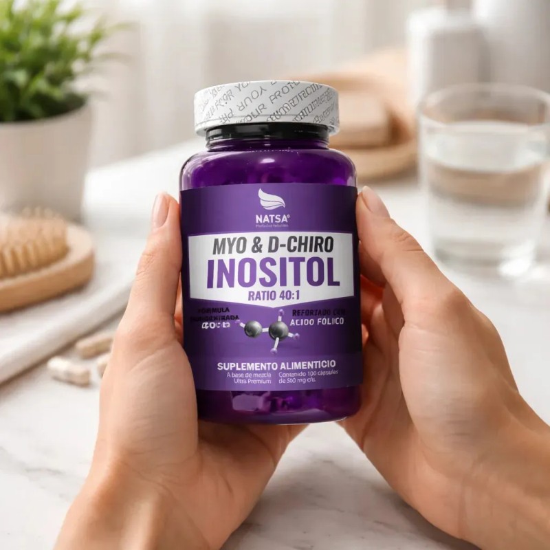 Myo Chiro Inositol 100 Cápsulas Ultra Concentrado Combinación Perfecta Equilibra