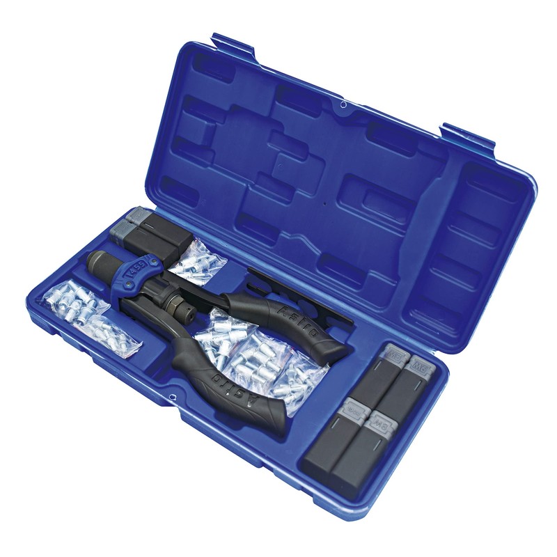Astro Tools 1455 Hand Rivet Stud Setter Kit - Metric