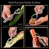 JINGTOO Premium Vegetable Peeler Stainless Steel, Ultra Sharp Peelers for