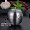 Kitchen Timer Cute Manual Stainless Steel Mechanical Rotating Alarm 60