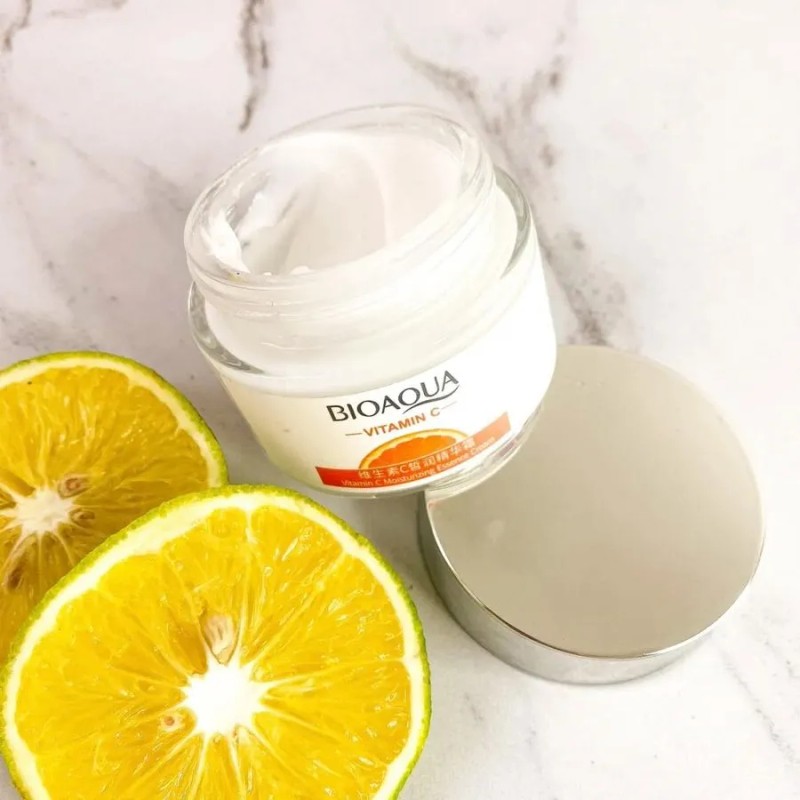 Crema Facial De Vitamina C Antiarrugas Hidratante