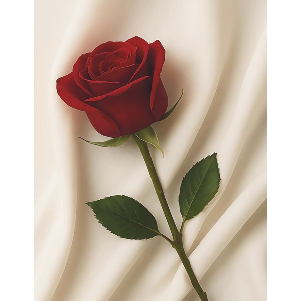 Mood Tracker – Red Rose: A guided daily log to