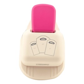 Vaessen Creative 3-in-1 Tag Punch, Multi-Colour, 14 x 10 x 5 cm