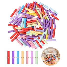 Pack of 100 Loose Tombola, Loose to Write Yourself, Colourful Mixed Tombola Loose, Colourful Small Notes Labelling Good Luck Wish Paper Rolls for Children's Birthday Anniversary Celebration Festival