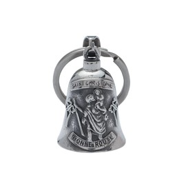 Candrame Motorcycle Bell Guardian Angel for Ride Cycling Bell Key Chains Accessories Bells for Motorcycles