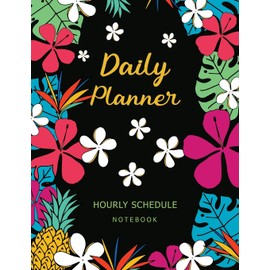 Daily Planner with Hourly Schedule: To Do List Planner Notebook | Checklist Journal | Appointment Book | Minimalist Notebook | Goals Journal