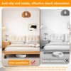 Bed Risers 4-Pack 3.66 Inch Chair Raisers Table Leg Extenders