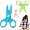YAFIYGI 3 Packs Toddler Scissors with Paper Toddler Scissors Kit