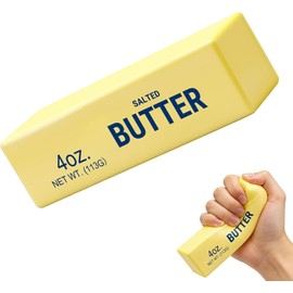 Butter Stick Squishy Stress Ball Fidget Toy Crunchy Squeeze Toy Round Blocks Filled ASMR Anti Stress Release Hand Relax Gift Toy