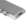 6 in 2 USB C Hub Aluminum Alloy Plug and