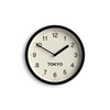 Jones Clocks® Tokyo Zone wall clock | Small modern round