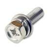 Onokatsu 104-00-0615 Stainless Steel Hex Bolt with Cross Hole (Upset