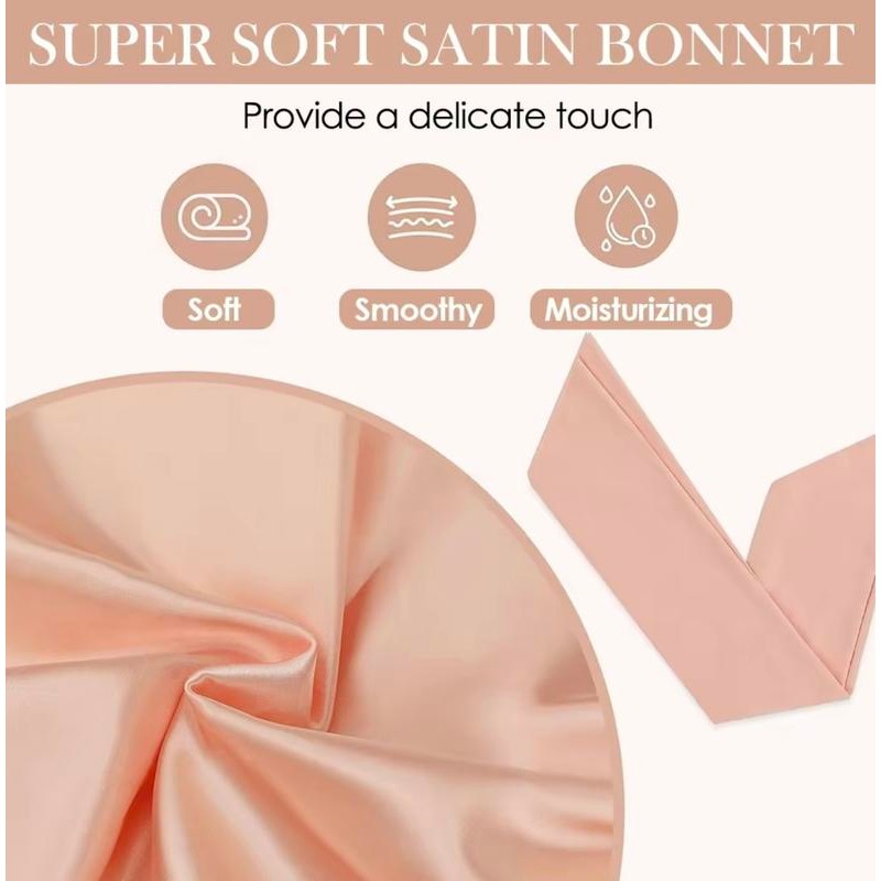 Silk Single-Layer Hair Bonnet - Breathable Design for Your Hair
