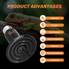 Simple Deluxe 100W Ceramic Heat Emitter Reptile Heat Lamp Bulb