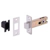 HANDLEZONE® Bathroom Toilet Door Deadbolt Lock - Satin Stainless Steel