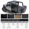 SmittyBilt SPARE TIRE CVR DEN BLK - SB773215