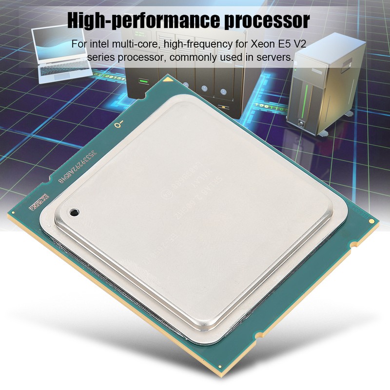 For intel for Xeon E5-2660V2 2.2GHz 10 Core 20 Threads