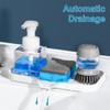 SUBEKYU Silicone Kitchen Soap Tray, Sink Tray for Kitchen Counter/Soap