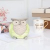 Topadorn Ceramic Owl Statue for Garden Décor,Garden Statue Figurine Tableshelp
