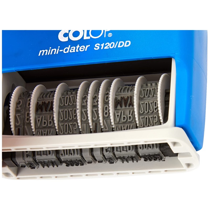 COLOP S120/DD Mini Double Date Stamp | 131983 | x2
