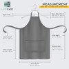 LivinEase Unisex Adjustable Bib Aprons - Stylish Chef Aprons with
