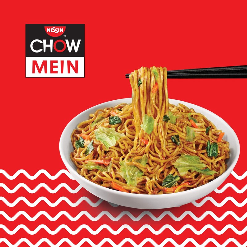 Nissin Chow Mein, Teriyaki Beef Flavor, 4 ounce (pack of