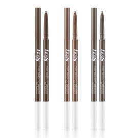 Lively Slim Auto Eyebrow 1+1+1 2 natural brown + 1 gray brown / 라이블리 슬림 오토 아이브로우 1+1+1 내추럴브라운 2개+그레이브라운 1개