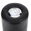 Mini Portable PU Leather Cedarwood Lined Cigar Humidor Storage Pot