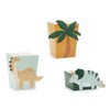Dinosaur Party Snack Boxes Set of 6 | 4 Large