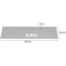 KOTARBAU® Set of 50 Sanding Sheets for Plaster Sanders for Sanding Drywall 220
