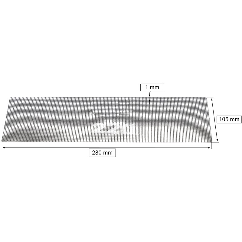 KOTARBAU® Set of 50 Sanding Sheets for Plaster Sanders for