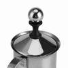 Frabosk 400ML 800ML Stainless Steel Manual Milk Frother Double Mesh