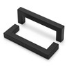 goldenwarm 6 Pack | 3.75" Cabinet Handle Black Drawer Pull