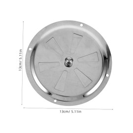 IWOWHERO Louvered Ventilation Sheet Stainless Steel Smoker Air Vent for Optimal Airflow Easy Installation Weather Resistant Design for Home and Grill Use