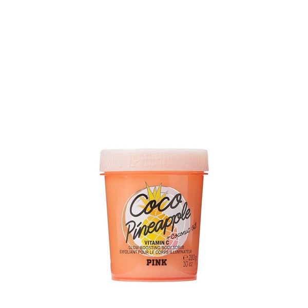 Victoria Secret Pink Coco Pineapple Smoothing Body Scrub with Coconut Milk 10 oz (Coco Pineapple)