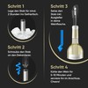 Brilamo Wine Cooling Stick, Stainless Steel Wine Cooler, 5-Piece Set