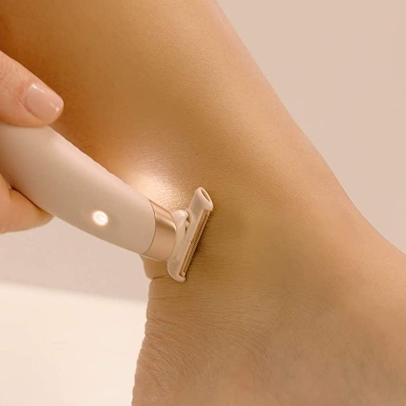 Flawless Nu Razor Replacement Heads, Rose Gold Plated Body With