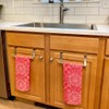 Evelots Towel Hook, Bar Over Cabinet Door - Kitchen, Bathroom