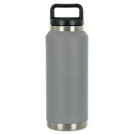 Large Vacuum Flask Insulated Water Bottle Stainless Steel Heavy Duty 1.06L - Grey