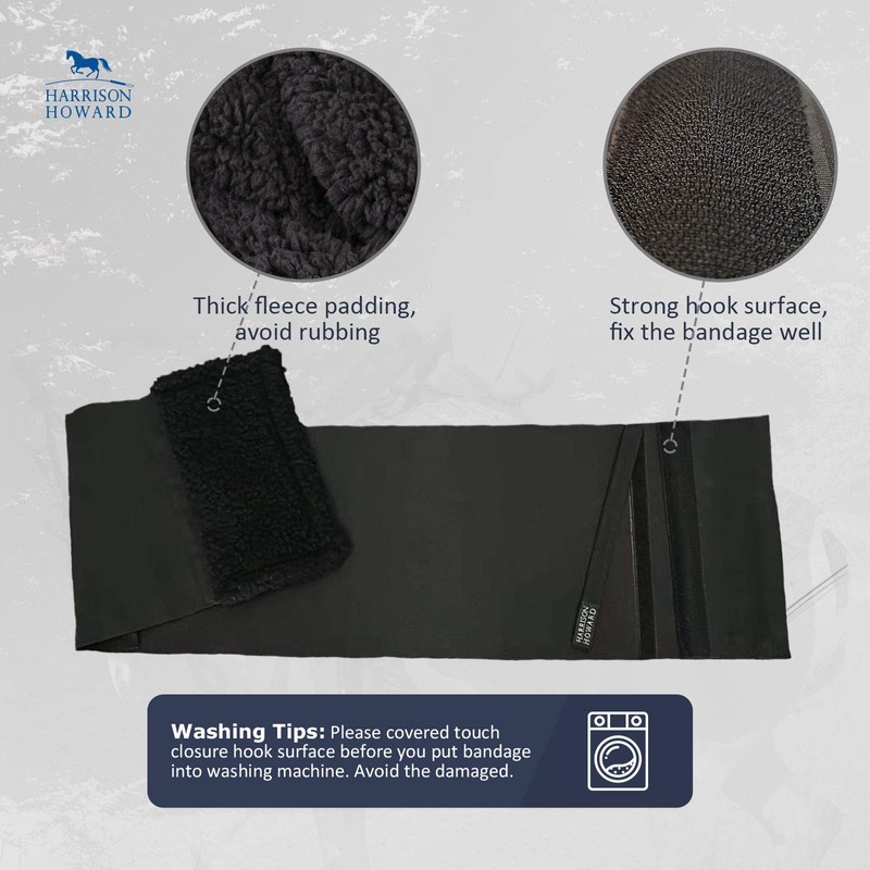 Harrison Howard Horse Belly Guard Body Bandage Wrap Spur Mark