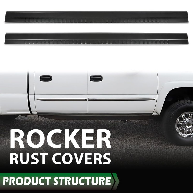 GRAND ORANGE Rocker Rust Covers Compatible with Chevy Avalanche Suburban