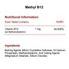 Methyl B12 1mg x 360 Tablets - Coenzyme Form of